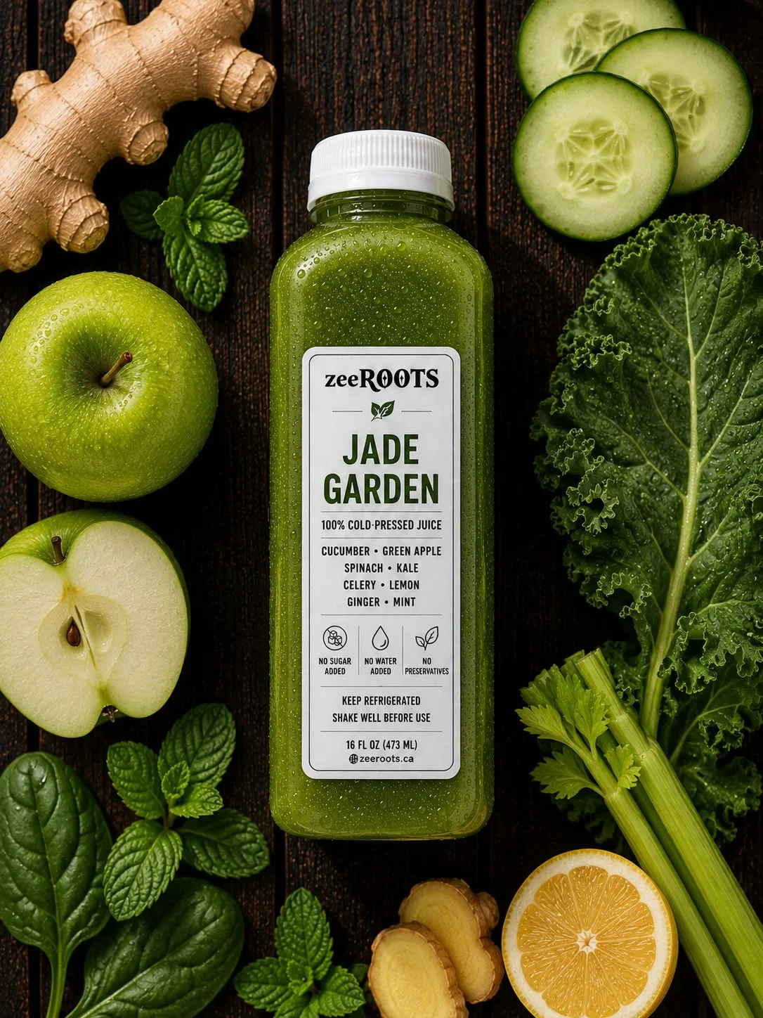 Jade Garden bottled cold-pressed juice
